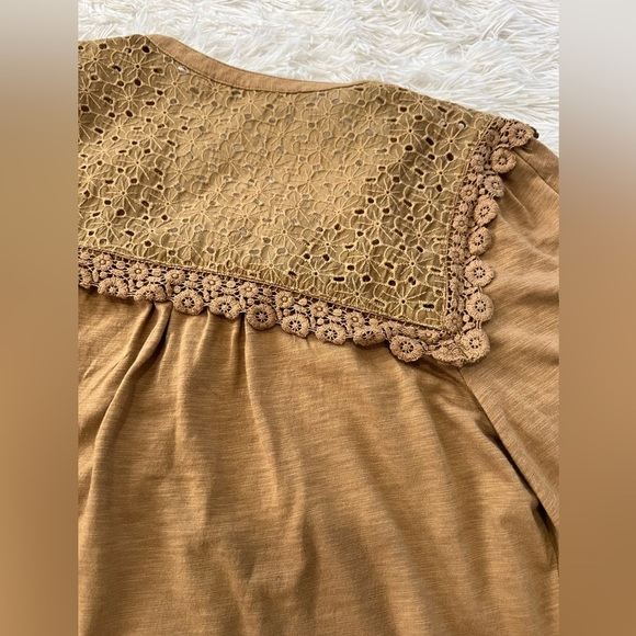 Boden Top Notch Neck Woven Mix - Size 10 - Picture 9 of 9